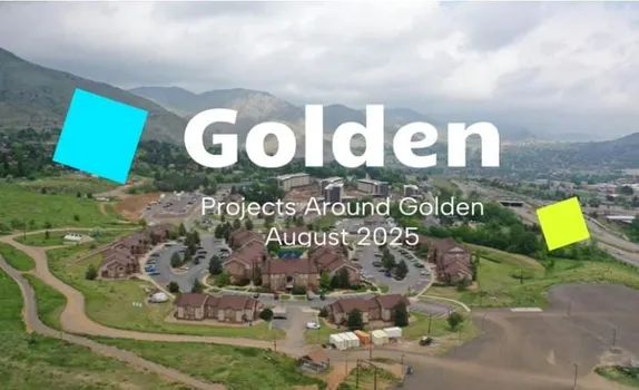 Birdseye View of Construction in Golden - Early August, 2025