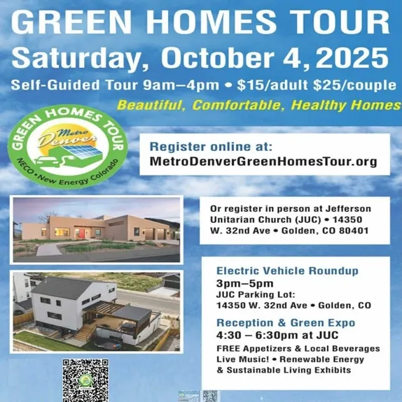 9AM-6:30PM Metro Denver Green Homes Tour and Expo 2025