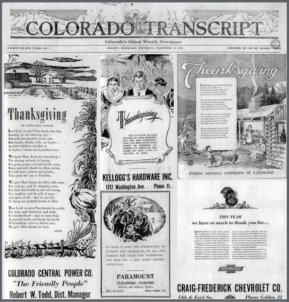 Thanksgiving Week, 1949