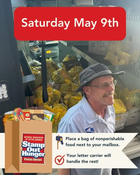 All day Stamp Out Hunger Food Drive