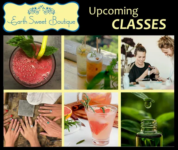 Upcoming Classes @ Earth Sweet Boutique
