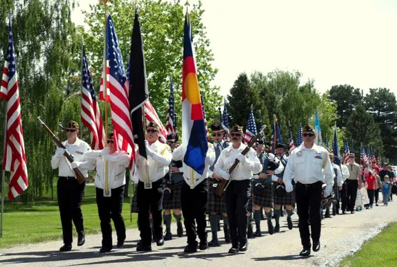 11AM Flag Service @ Golden Cemetery