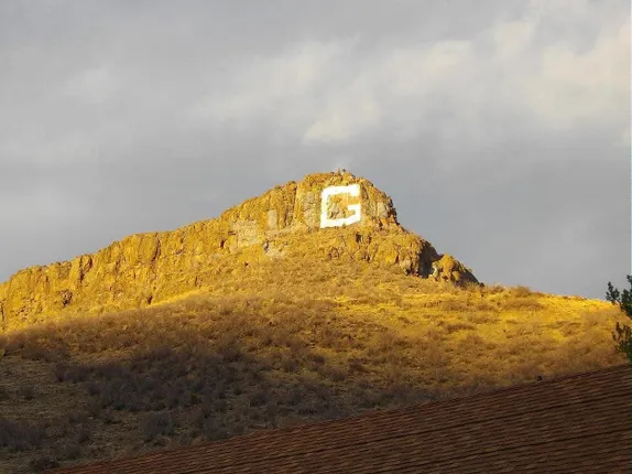 The G on South Table Mountain