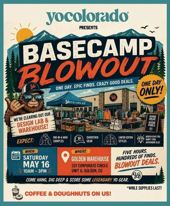 10AM-3PM YoColorado Basecamp Blowout!