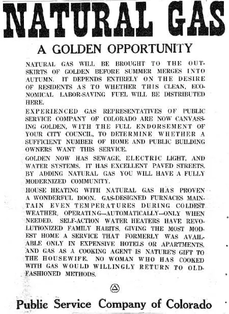 When Natural Gas was Cool