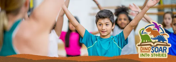 11:30AM-12:15PM Dinosaur Yoga - Registration Required @ Golden Library