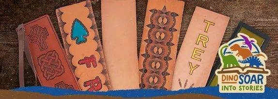 1-3PM Making Leather Bookmarks - Registration Required @ Golden Library