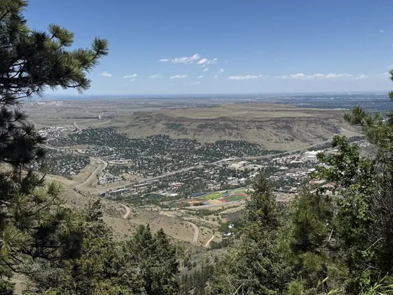 View from the Buffalo Bill Museum
