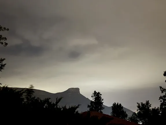 South Table Mountain at Night