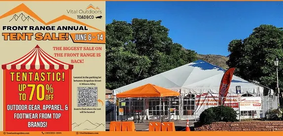 Colorado’s Biggest Outdoor Gear Tent Sale