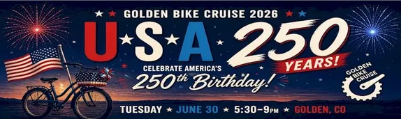 5:30-9PM The Golden Bicycle Cruise @ Armory Parking Garage