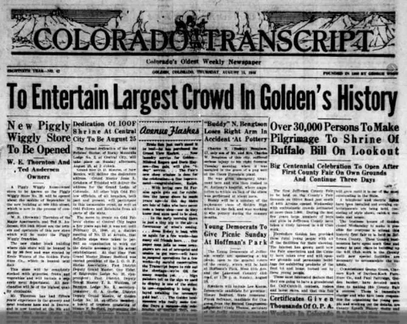 The First Buffalo Bill Days