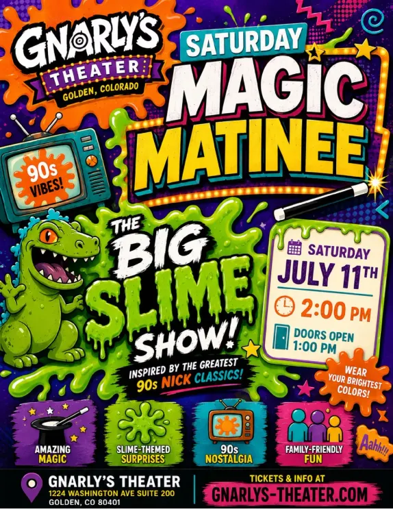 2-4PM Nickelodeon Saturday Magic Matinee @ Gnarly's