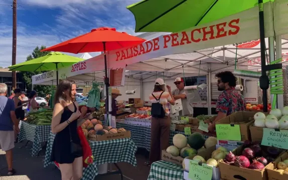 8AM-1PM Golden Farmers Market @ Corner of 10th and Illinois Streets