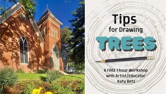 10-11AM Drawing Trees: Gratis Session @ Foothills Art Center - Creative Campus