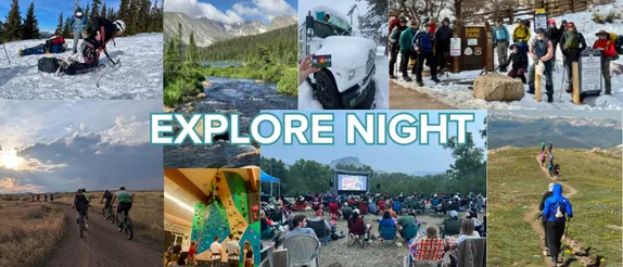 6:30-8:30PM Explore Night @ Colorado Mountain Club