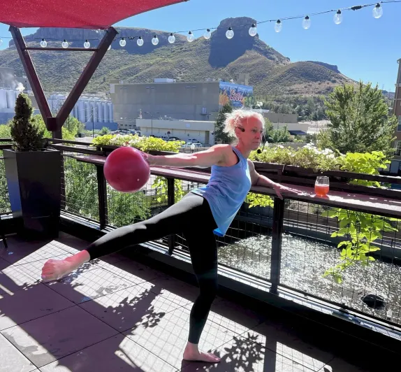 9:30-10:25AM BarreYoga @ Golden Mill