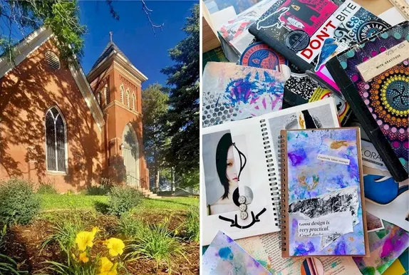 4-5:30PM Collage - Art in Pieces @ Foothills Art Center - Creative Campus