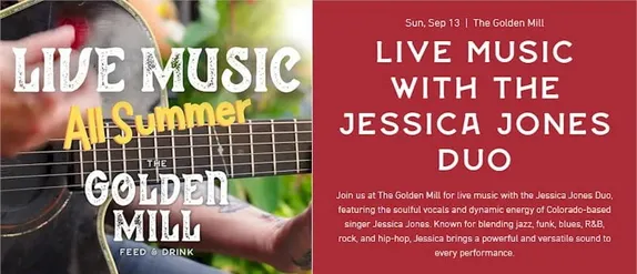 Live Music for Sunday, Sep. 13th