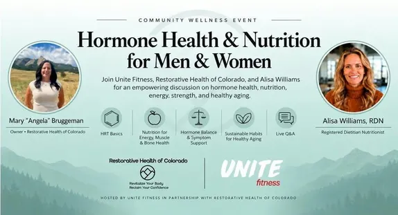 5:30-6:30PM Hormone Health & Nutrition for Men & Women @ Unite Fitness