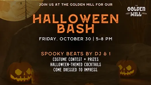 5-8PM Halloween Bash @ Golden Mill