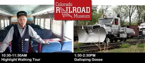 10:30AM and 1:30PM Friday Tours @ Colorado Railroad Museum