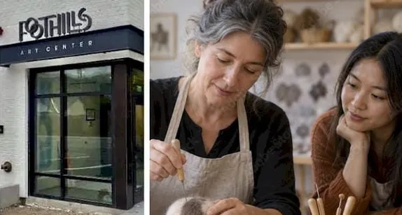 4-6PM Make or Mend: Felting Holes @ Foothills Art Center - Astor House