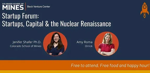 3:30-7PM Beck Venture Center Startup Forum: Startups, Capital & the Nuclear Renaissance @ Beck Venture Center