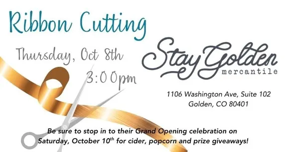 3PM Ribbon Cutting: Stay Golden Mercantile