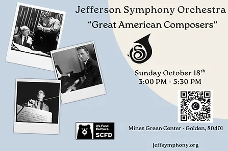 3PM JSO Concert: Great American Composers (Season Opener)