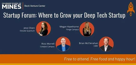3:30-7PM Beck Venture Center Startup Forum: Where to Grow your Deep Tech Startup @ Beck Venture Center