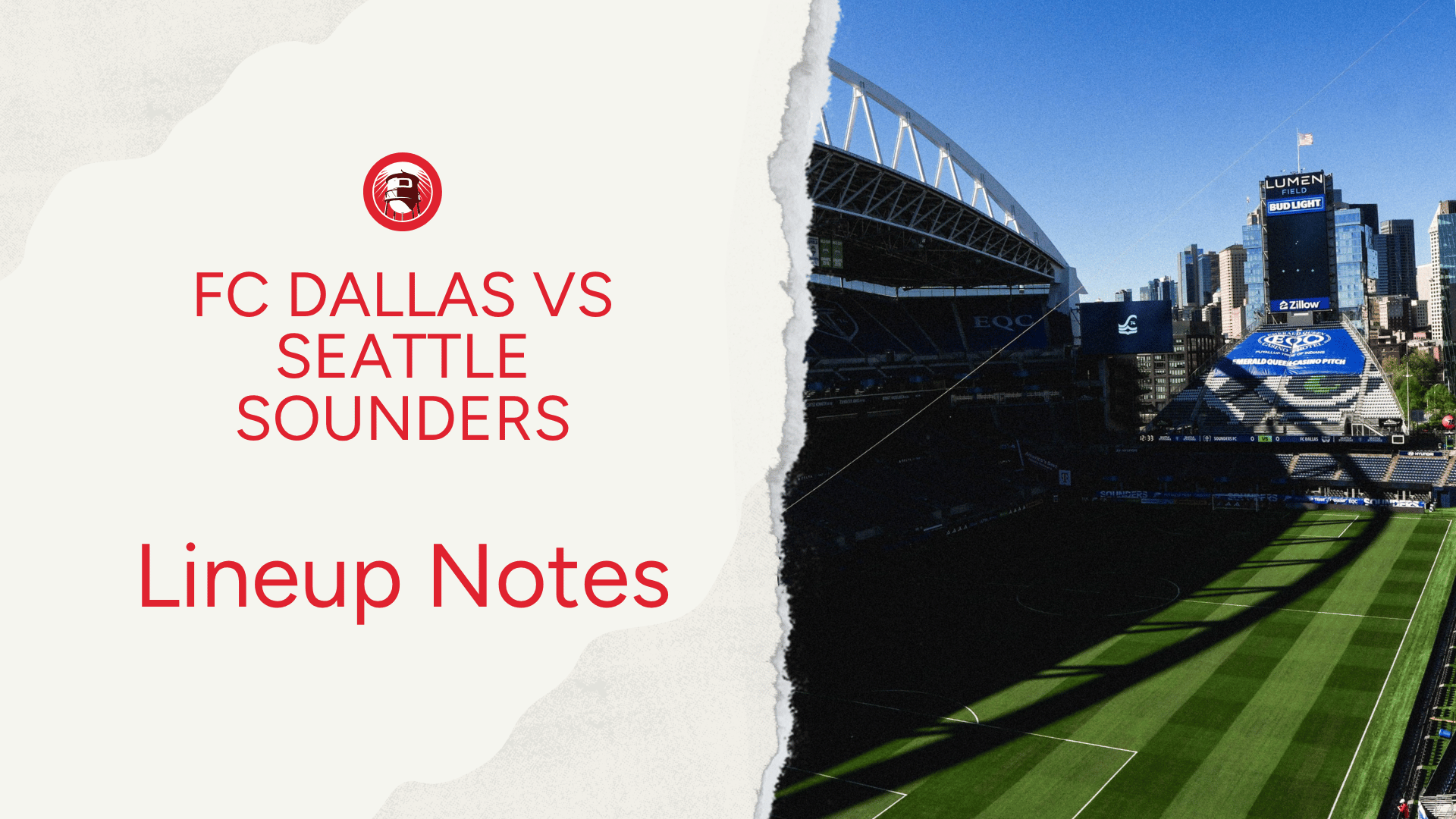 FC Dallas vs Seattle Sounders: Lineup notes 📝