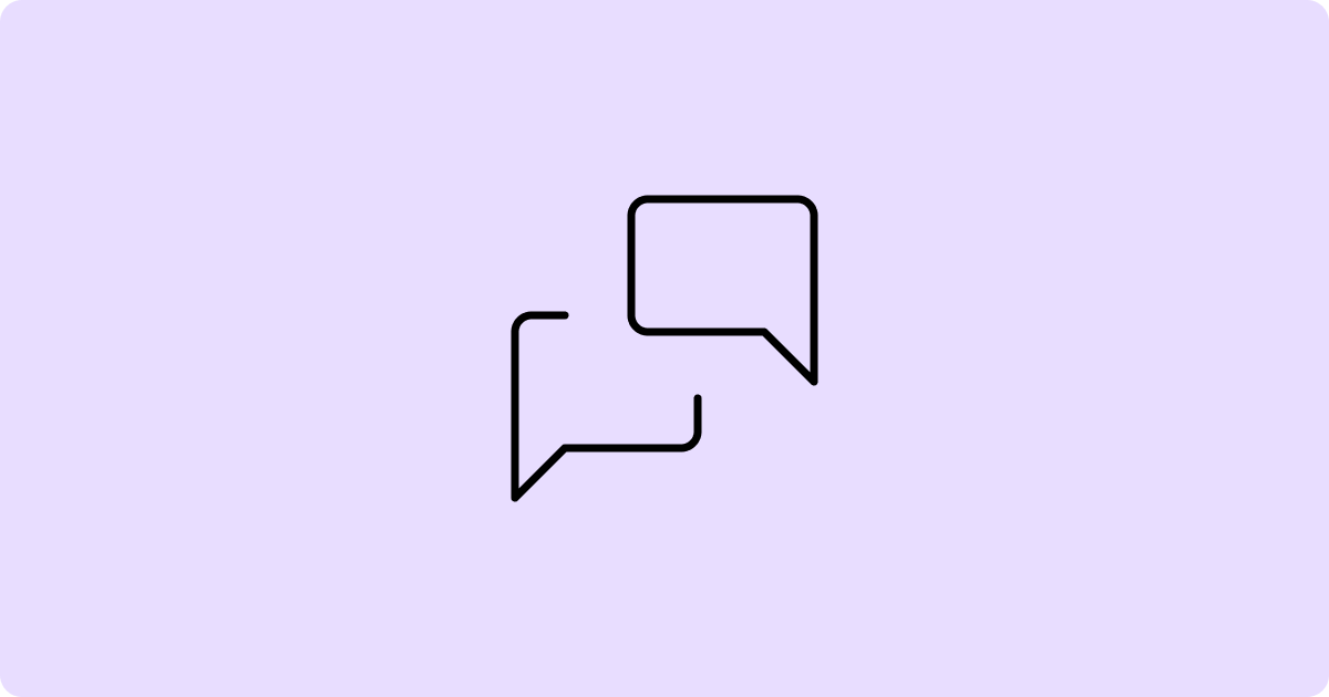 Ilustração de chat de atendimento