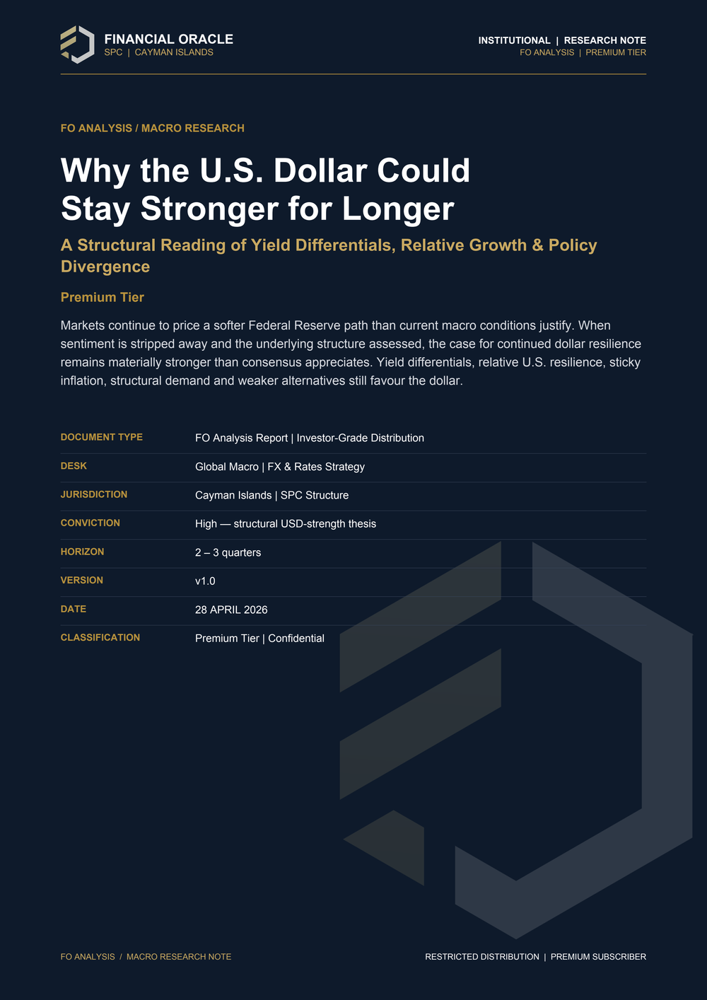 Why the U.S. Dollar Could Stay Stronger for Longer — cover