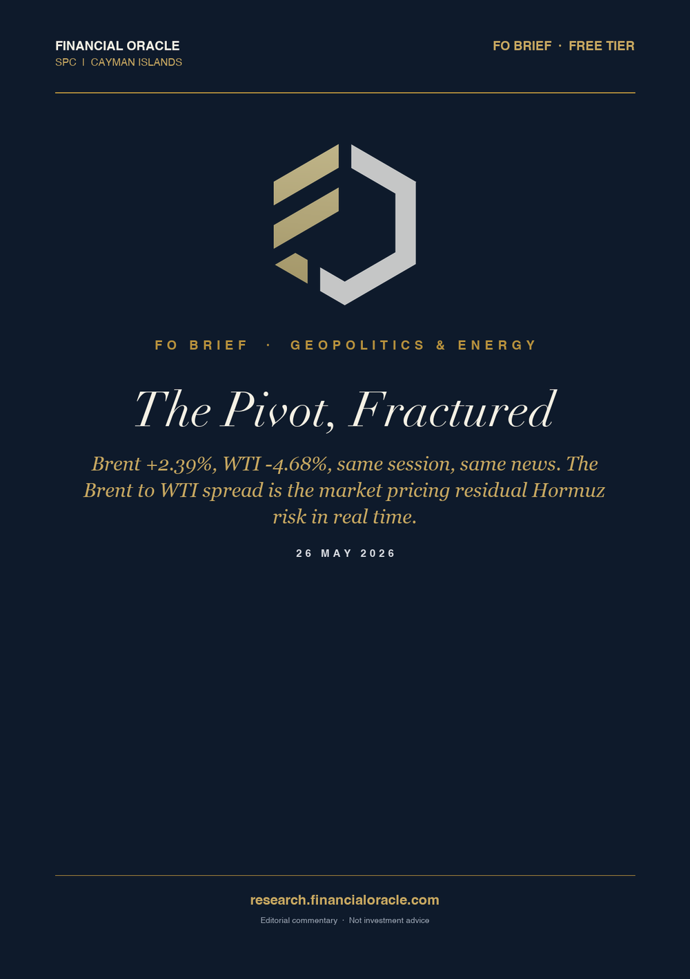 The Pivot, Fractured: cover