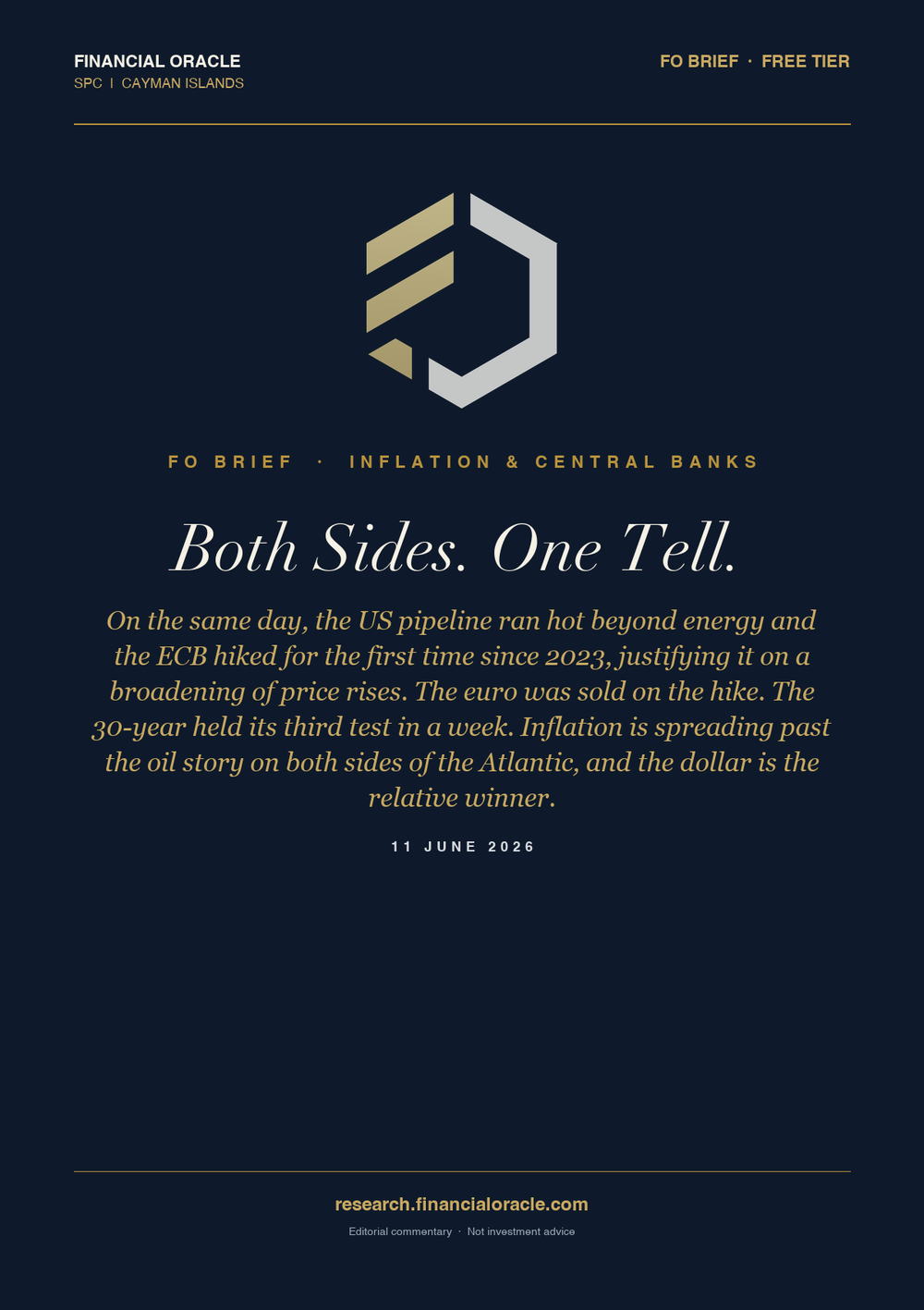 Both Sides. One Tell.: cover