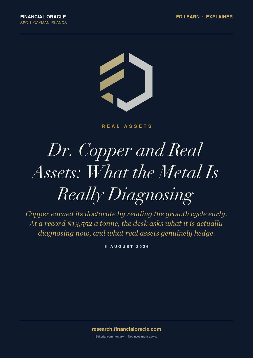 Dr. Copper and Real Assets: What the Metal Is Really Diagnosing: cover