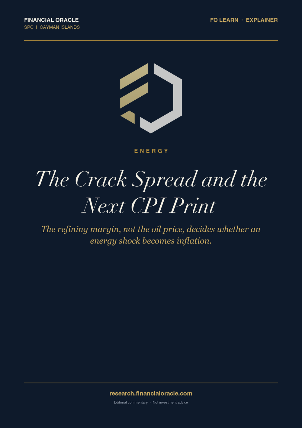 The Crack Spread and the Next CPI Print: cover