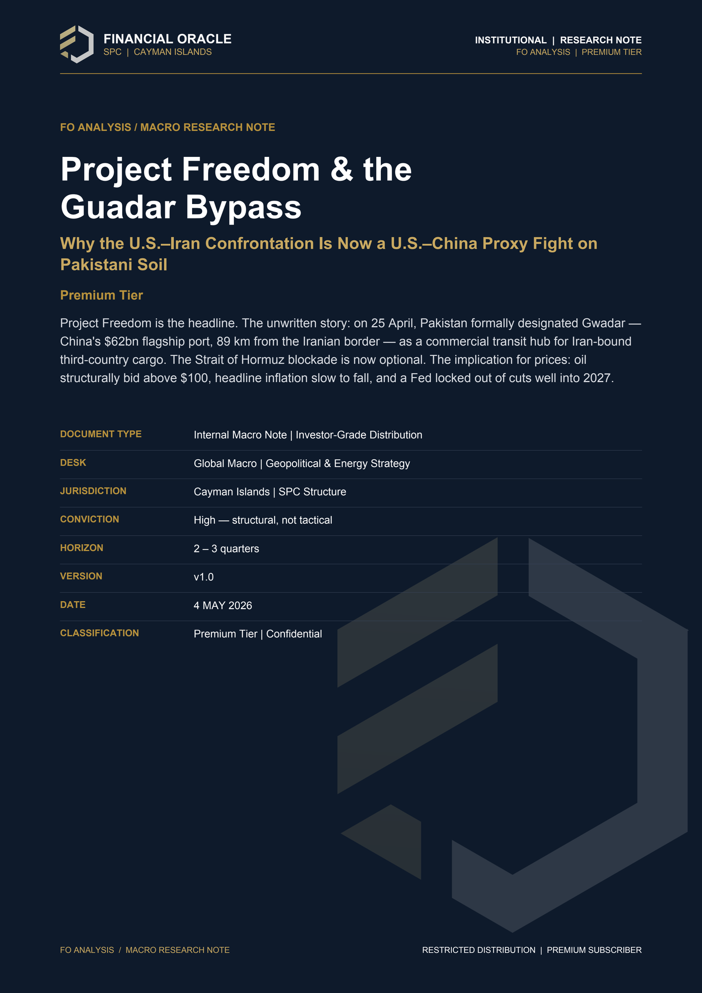Project Freedom & The Guadar Bypass