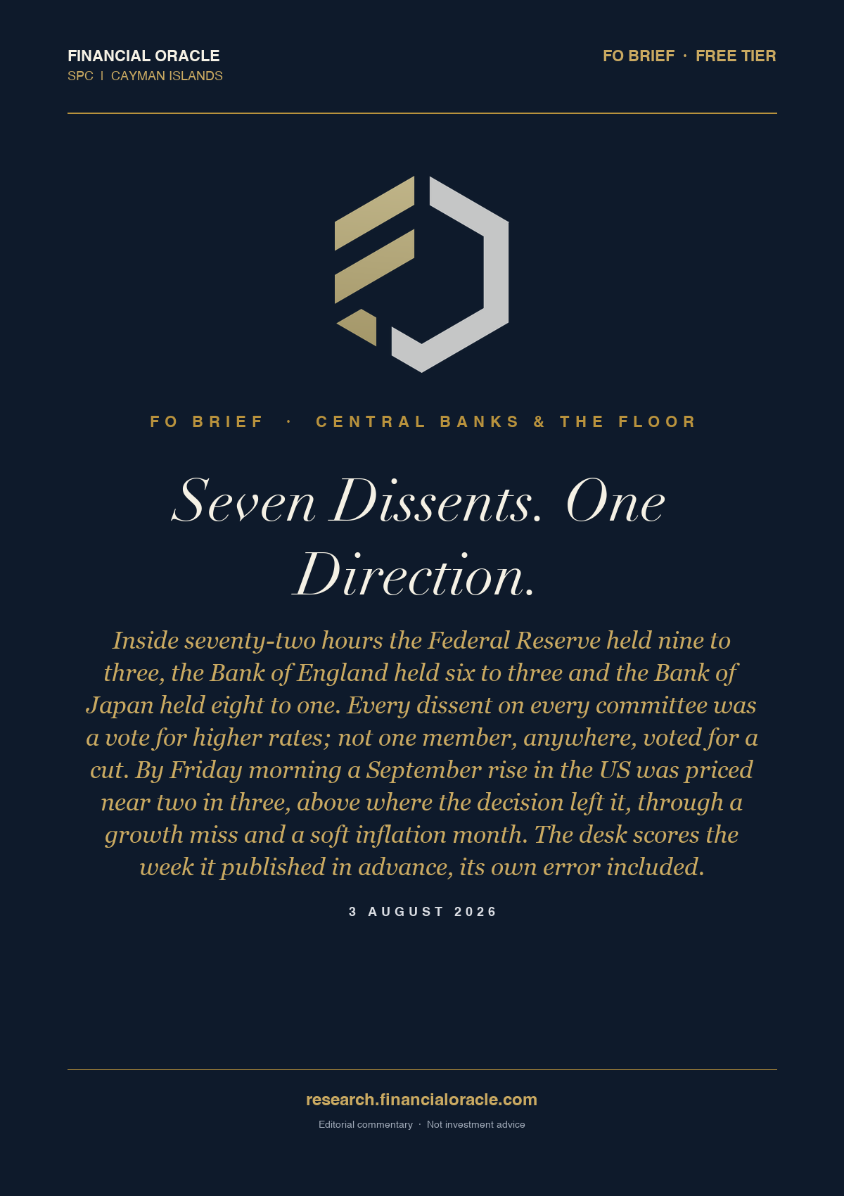 Seven Dissents. One Direction.