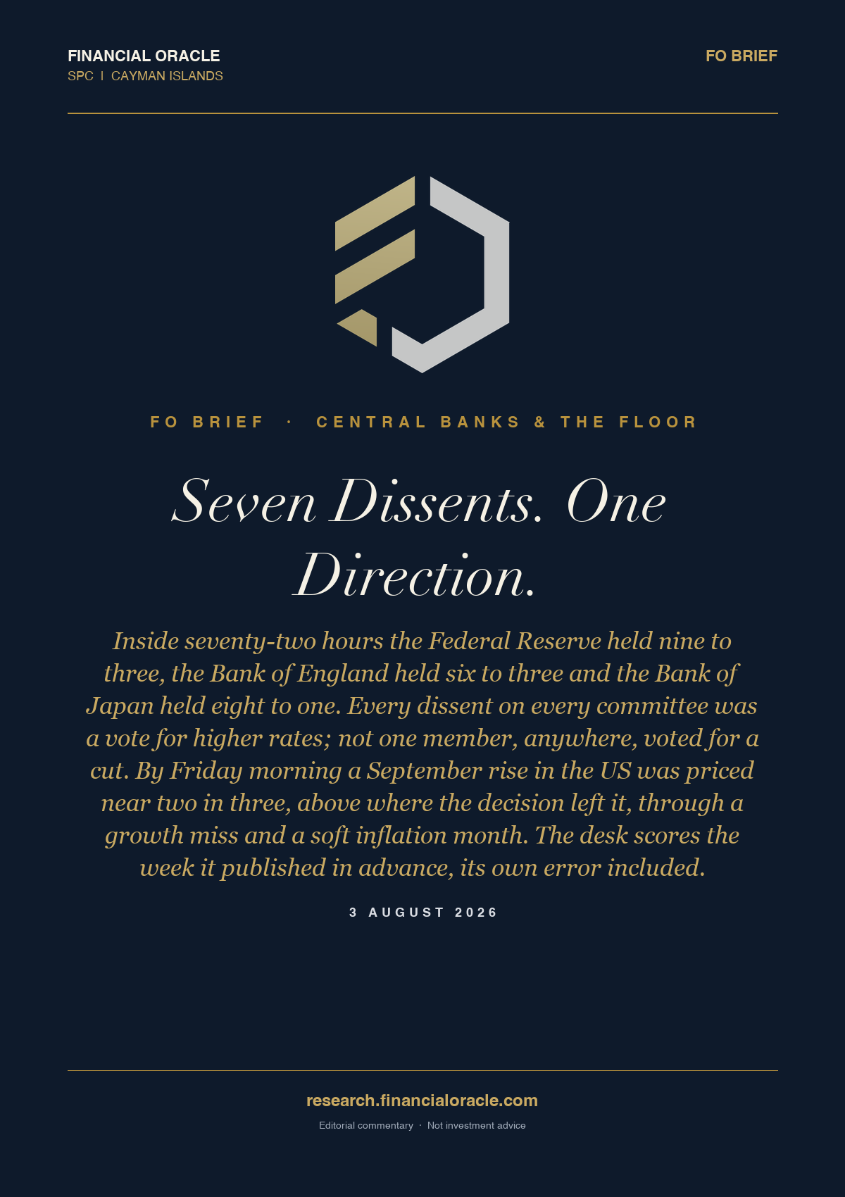 Seven Dissents. One Direction.