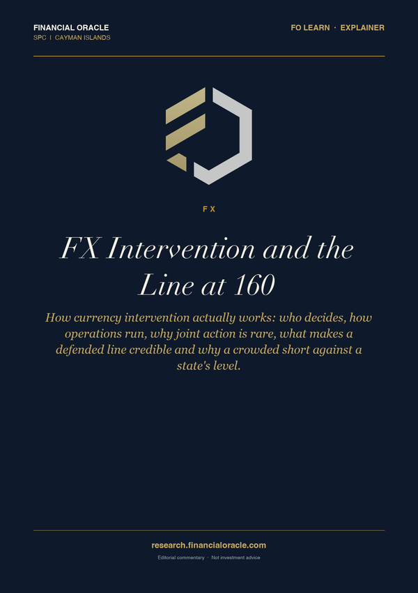 FX Intervention and the Line at 160: cover
