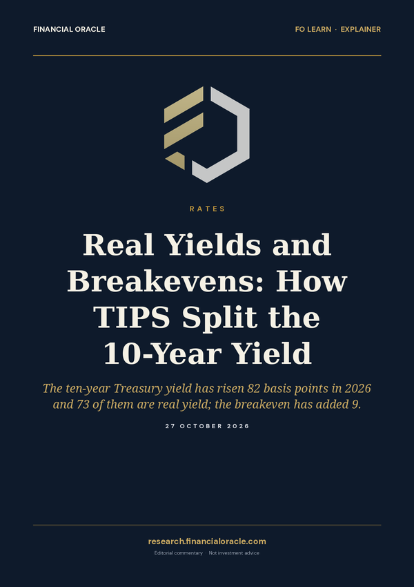 Real Yields and Breakevens: How TIPS Split the 10-Year Yield: cover