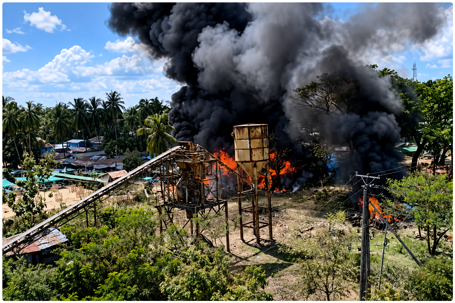 At Least 49 Dead After Airstrike Hits Rebel-Held Myanmar Town