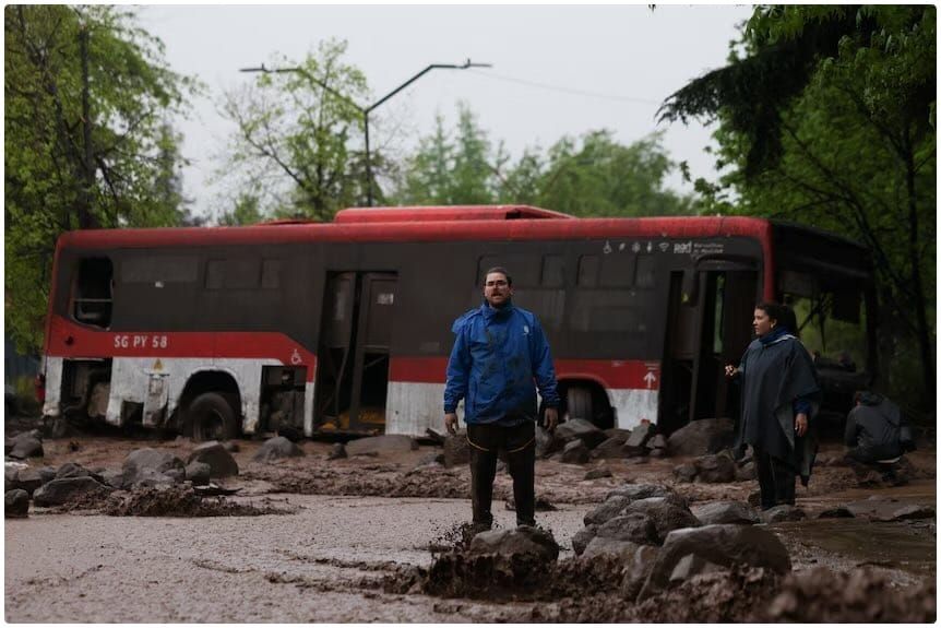 Chile Declares Emergency After Exceptional Flooding Hits Santiago