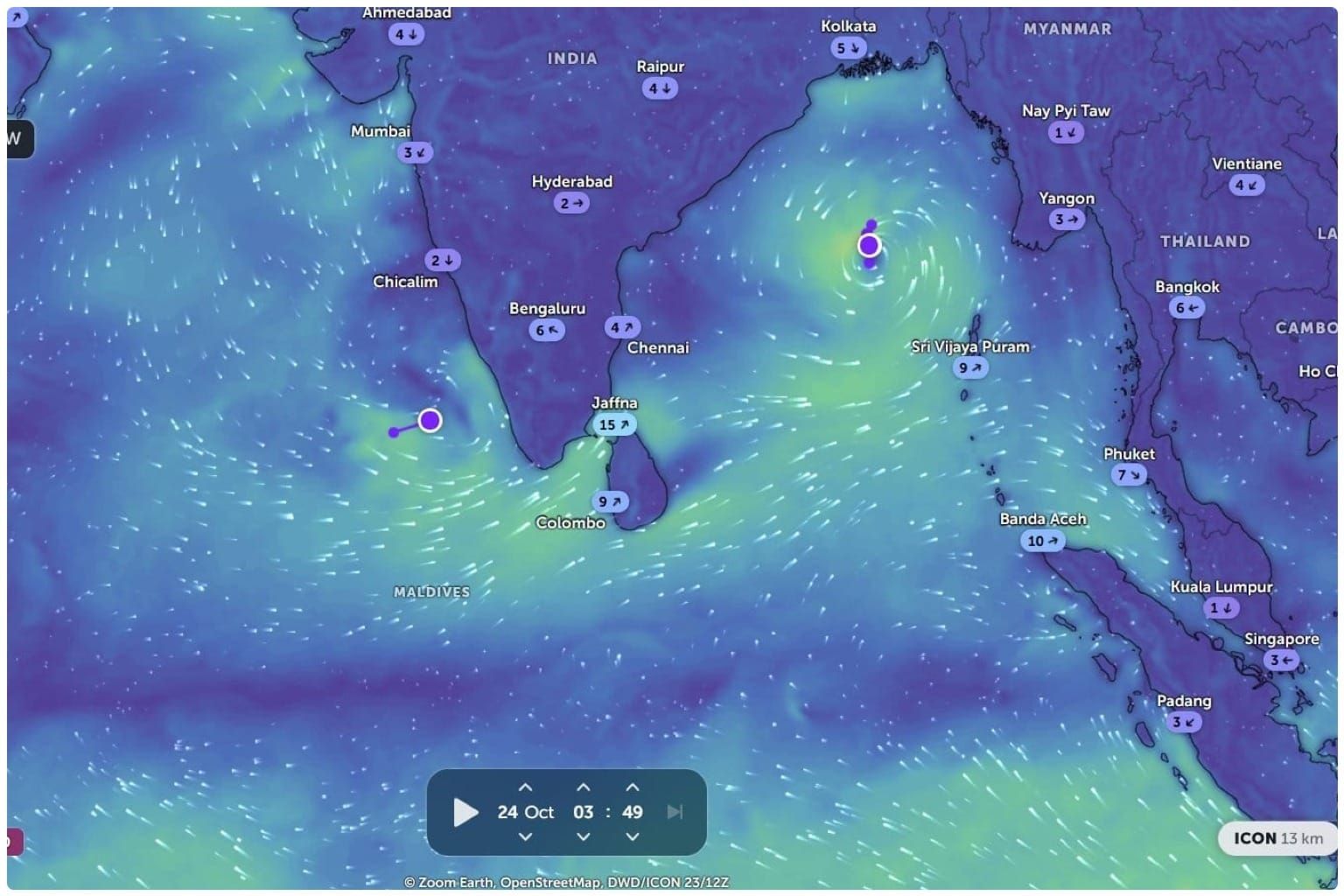 Cyclone Arnab Forecast to Strike Andhra Coast as Very Severe Storm
