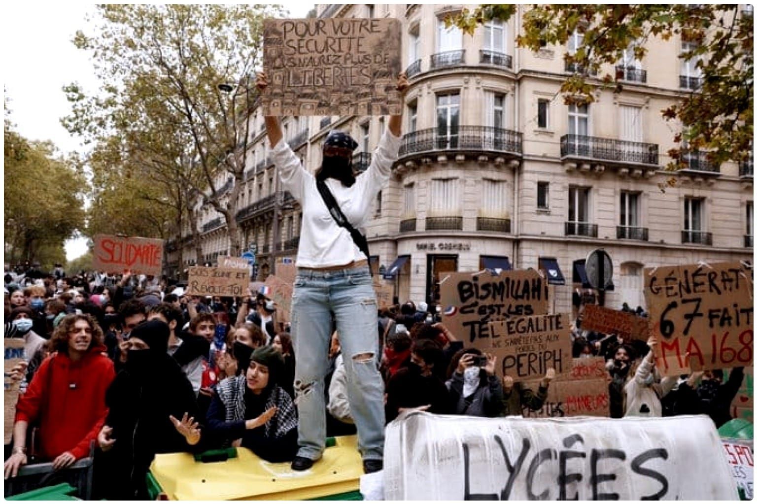 Nearly 1,000 Arrested in France as Protests Spread Across Europe