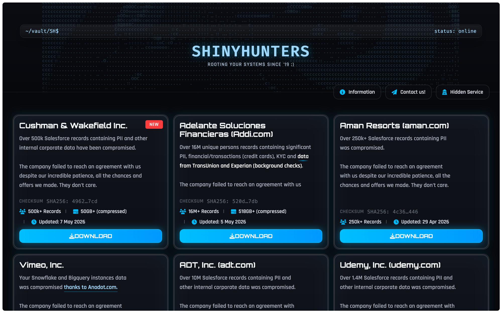 ShinyHunters Suspect Detained in Jordan After FBI Data Theft