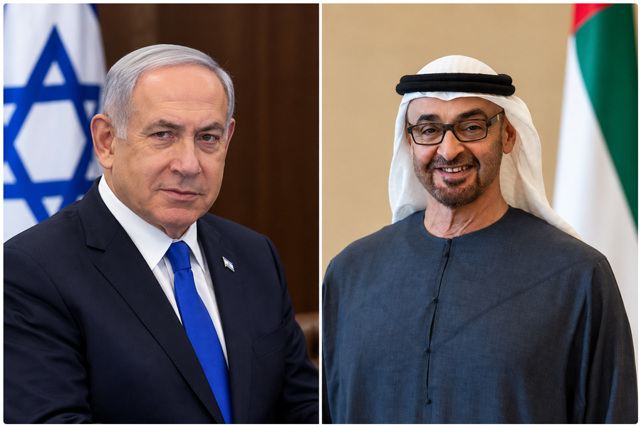Netanyahu Makes Unannounced Visit to Abu Dhabi for Talks With UAE President