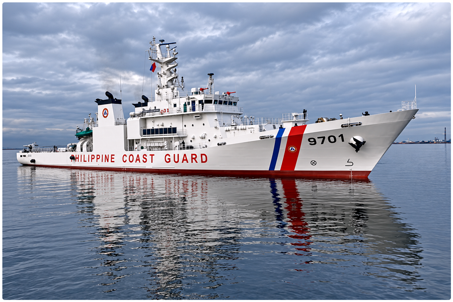 Philippines Deploys Largest Coastguard Ship to Challenge Chinese Research Vessel